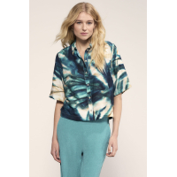 Tramontana Blouse Botanique Print Blues